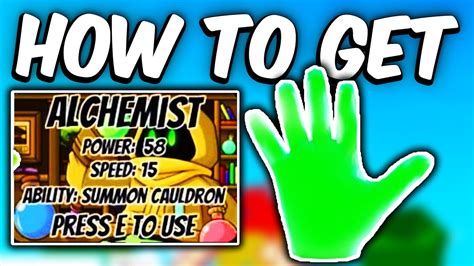 Oct 20, 2023 How to get ALCHEMIST Glove & Containment Badge in Slap Battles. . How to get alchemist in slap battles
